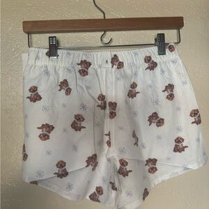 Hollister XS, S flannel tie shorts